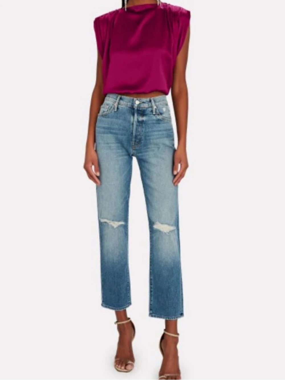 mother jeans the trickster ankle